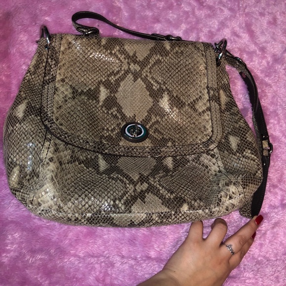 Coach Snakeskin Purse - Picture 1 of 3